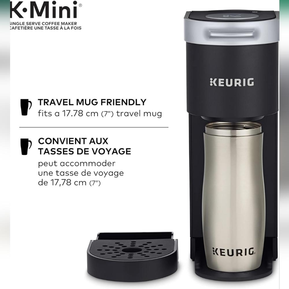 Keurig Matte Black Hot Beverage K-Mini Single Serve Coffee Maker K-Cup - Picture 5 of 16